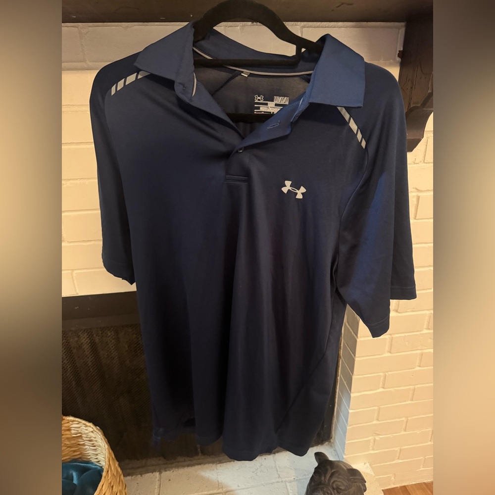Under Armour Men's Dark Blue Polo Shirt